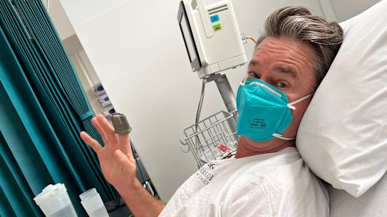 Todd Woodbridge had a heart attack in October.