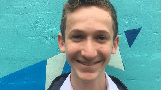 Sam Goodman, aspiring journalist, had to leave class to talk to Tony Abbott.