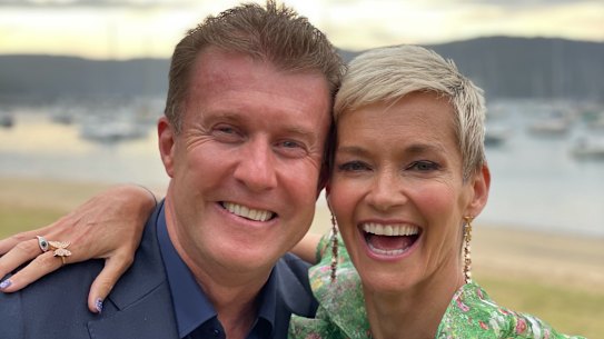 Peter Overton And Jessica Rowe in 2021