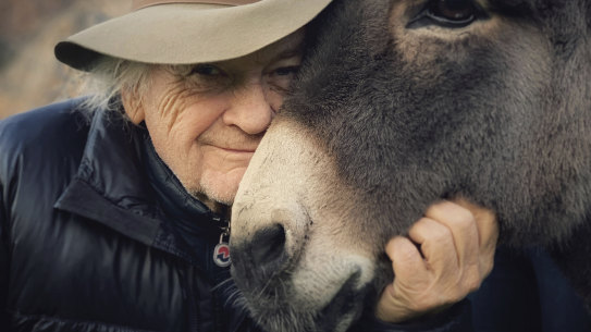 Jerzy Skolimowski on the set of EO