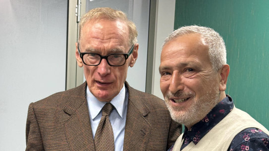 Former premier Bob Carr and Dr Jamal Rifi join forces for minister Tony Burke