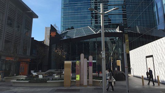 Raine Square is just around the corner from Yagan Square and tenants at both are struggling.