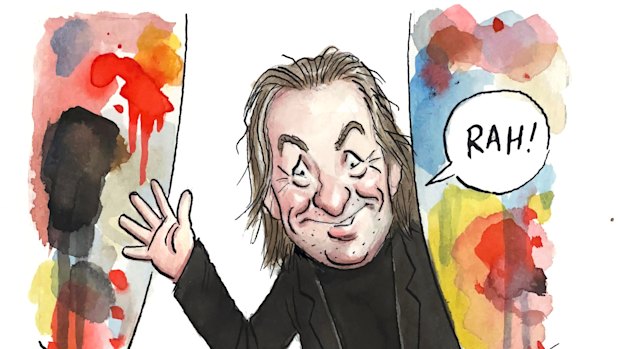 Many Herald journalists have received a Shakes caricature when they left the newsroom. This is the self-portrait he created as his last illustration for the Fitz Files when leaving the Herald in August 2024.
