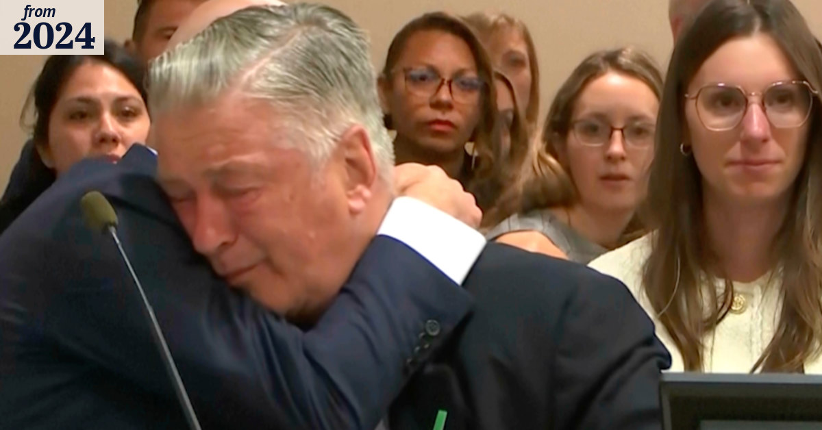 Alec Baldwin breaks down as judge dismisses charges against him in Rust ...