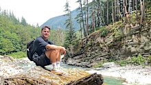 The landscape at Othello Tunnels.