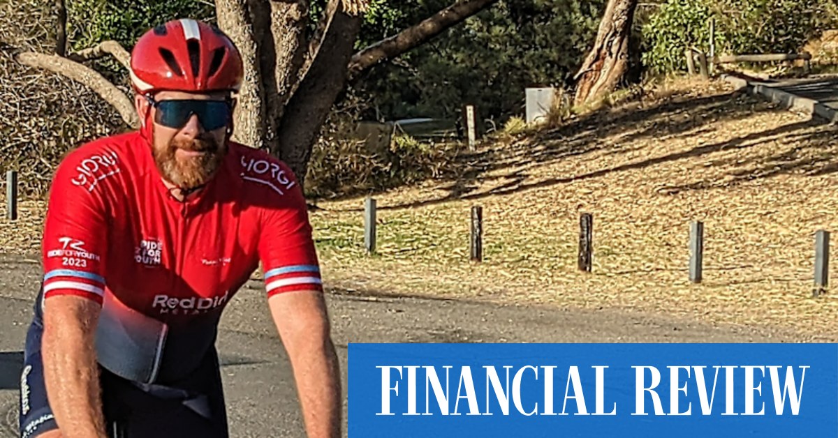 Shane Ogilvie chief executive of Bethanie Housing on cycling the Ride For Youth - Vimarsana News