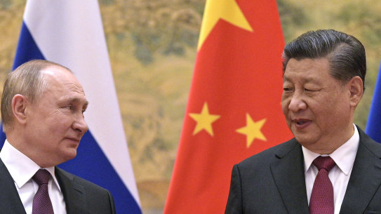 Xi Jinping and Vladimir Putin promised to strengthen ties when they met at the Winter Olympics. 