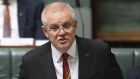Prime Minister Scott Morrison during the Closing the Gap ministerial statement.