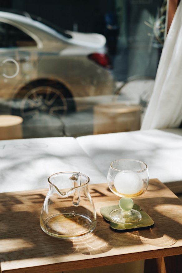 Jibbi’s drip on ice coffee.