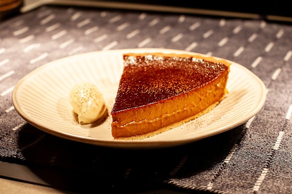 Muscovado tart.