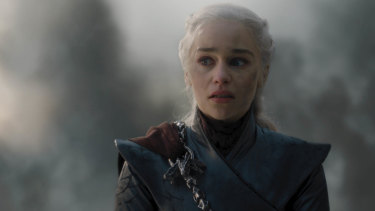 Emilia Clarke as Daenerys Targaryen in Game of Thrones' The Bells.
