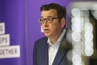 Premier Daniel Andrews says he is confident he will make "significant announcements" on Sunday. 