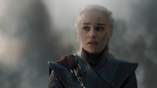 Emilia Clarke as Daenerys Targaryen in Game of Thrones.