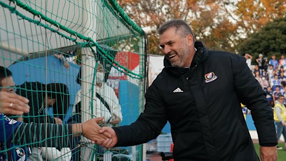 Ange Postecoglou is on the brink of silverware in just his second season in Japan.