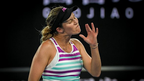 Danielle Collins said it would have been better had match conditions stayed consistent.