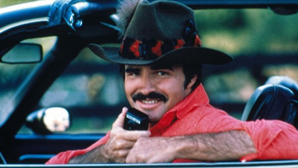 Burt Reynolds in the 1980 film "Smokey and the Bandit II".