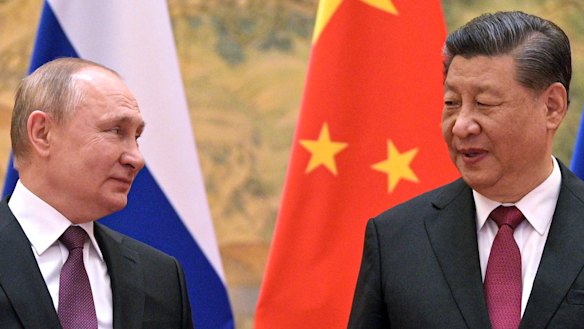 Vladimir Putin and Xi Jinping met in Beijing this month.