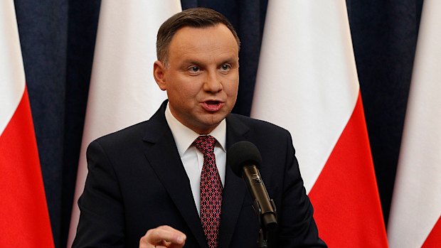 Poland's President Andrzej Duda 