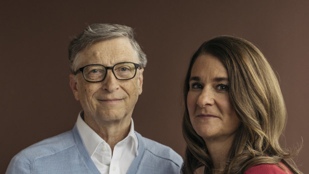 In more unified times: Bill and Melinda Gates.