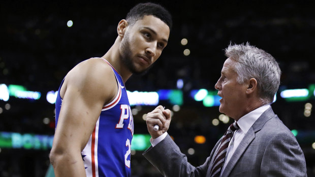 Brett Brown wants his NBA star Ben Simmons to play for Australia at the World Cup.