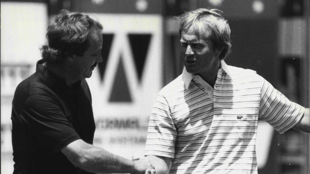 Bob Shearer beat Jack Nicklaus in a vintage Australian Open in 1982.
