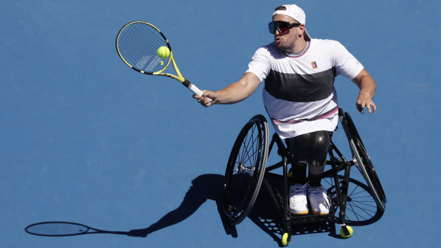 Dylan Alcott continued his dominance at Melbourne Park.