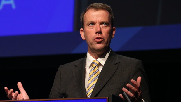 Education Minister Dan Tehan at the Universities Australia conference.