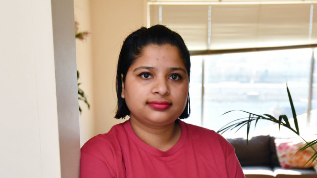 Cleaner Sajita Sitaula Aryal whose hourly pay rate has gone up by $3 in the past five years will be at the ACTU rally. 