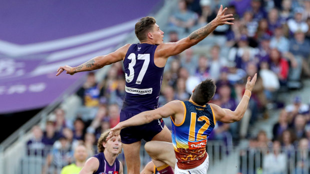 Rory Lobb soared in his first season at Fremantle and the club hopes he stays fit throughout 2020.