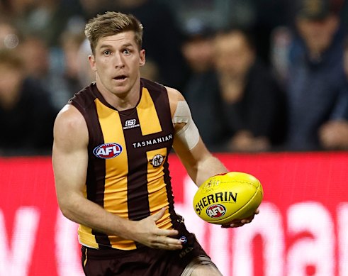 Hawks star Dylan Moore vowed to bounce back after his team failed on the big stage against Port Adelaide.