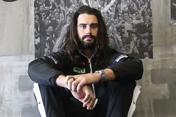 Collingwood star Brodie Grundy.