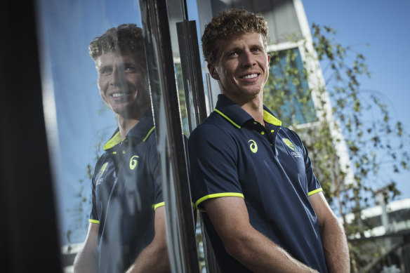 Nathan McSweeney will make his Test debut against India next week. 