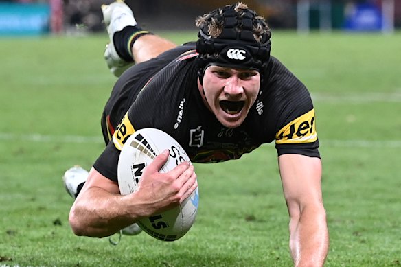 Matt Burton claimed Dally M centre of the year honours when he was at Penrith.