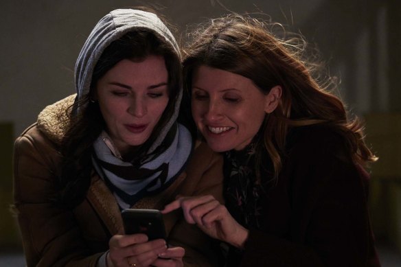 Aisling Bea and Sharon Horgan in the delightful comedy This Way Up.