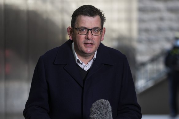 Premier Daniel Andrews pleaded with Victorians thinking about breaking the rules to picture their loved ones struggling to breathe and on a ventilator while battling COVID-19. 