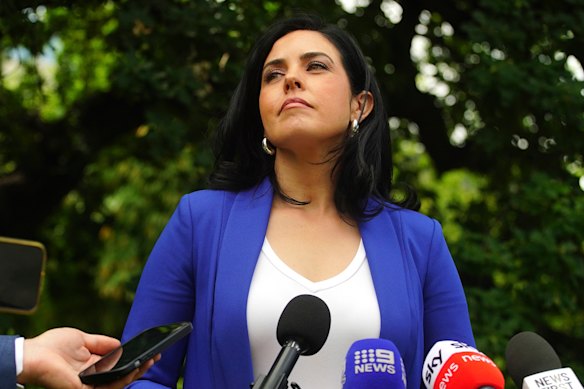 Moira Deeming after being readmitted to the Liberal party room on December 27.