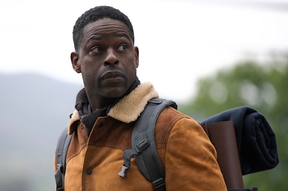 Sterling K Brown is agent Xavier Collins, who leaves the bunker in search of his wife in season two of Paradise.