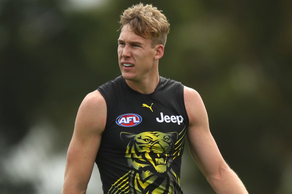 Tom Lynch won’t play in Richmond’s pre-season match against Collingwood.