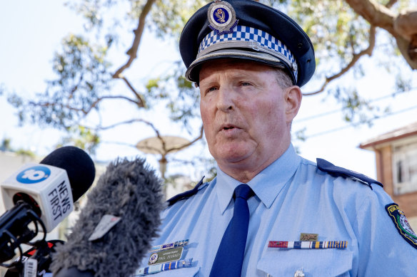 Police detective superintendent Paul Devaney briefed the media on the crash.