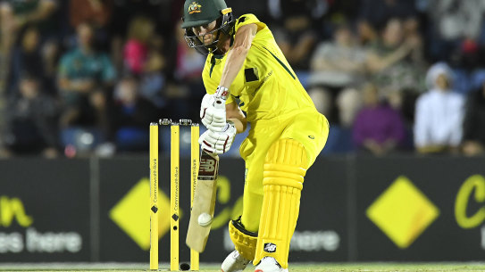 Meg Lanning bats during game two of the Women’s One Day International series between Australia and India.