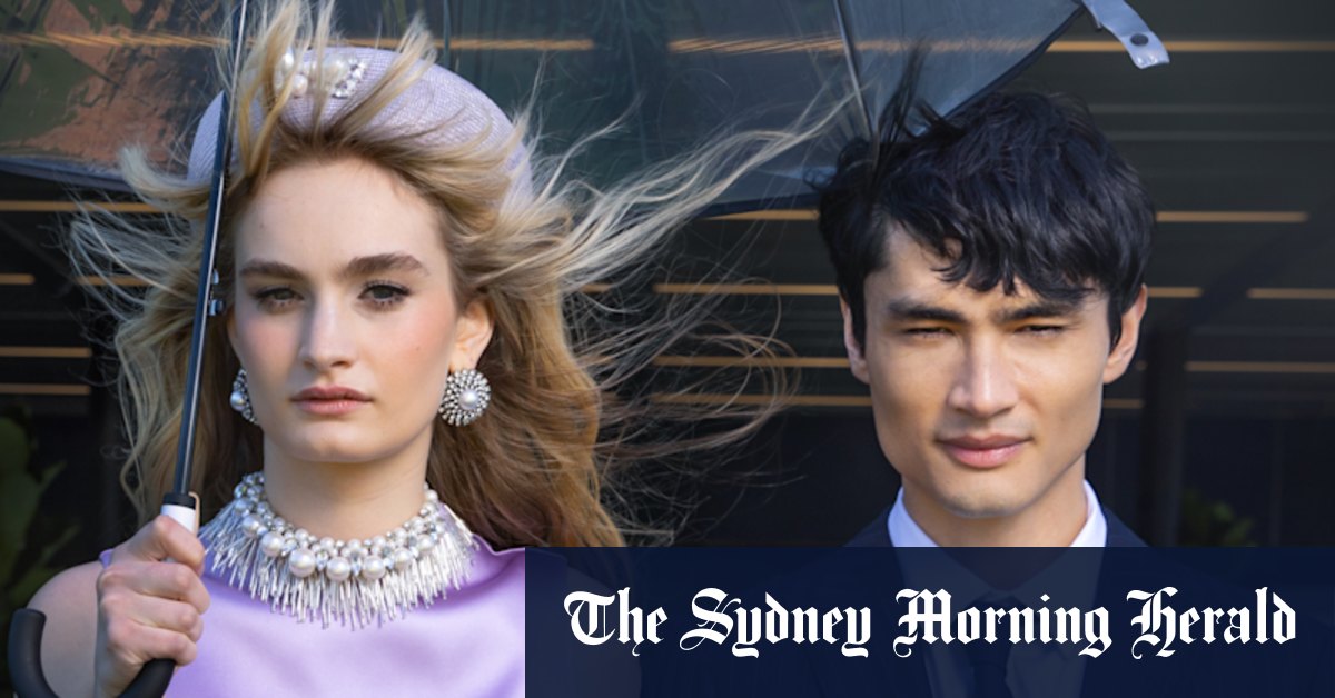 ‘Just ignore it’: Wet-weather fashion advice for the Melbourne Cup