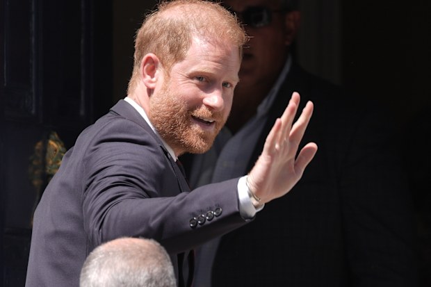 The Duke of Sussex arrives for the Invictus Games Foundation Conversation: From Policy to Practice, at Chatham House, London