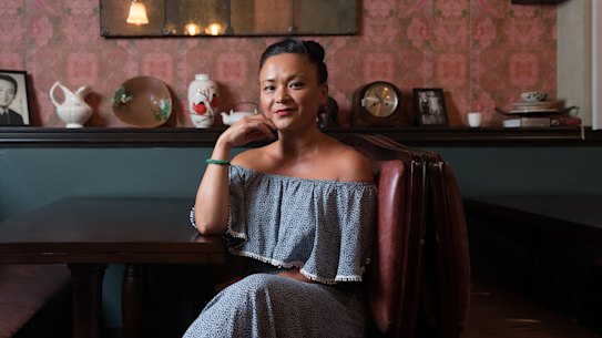 Pauline Nguyen in her Red Lantern restaurant.