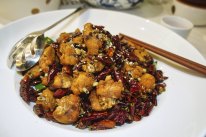 Chongqing chilli chicken.
