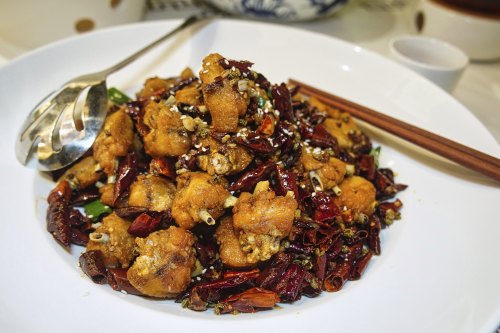 Chongqing chilli chicken.