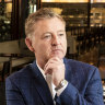 Chef Luke Mangan in his restaurant Glass Brasserie on Wednesday.