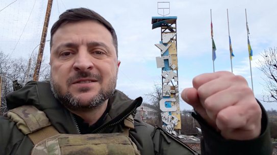 Ukrainian President Volodymyr Zelensky has offered to drop Ukraine’s goal to join NATO in exchange for Western security guarantees.
