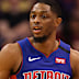 Brandon Knight playing for the Detroit Pistons in the NBA.