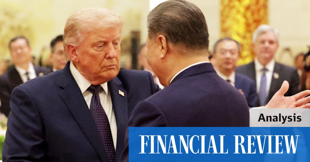 The Chinese president flattered Donald Trump by rolling out the red carpet at their summit in Beijing, before bluntly drawing a line in the sand.