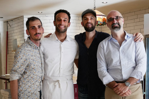 Angelo Cristella, Matteo Ernandes, Federico Zanellato and Piero Fonseca from Avoja. 